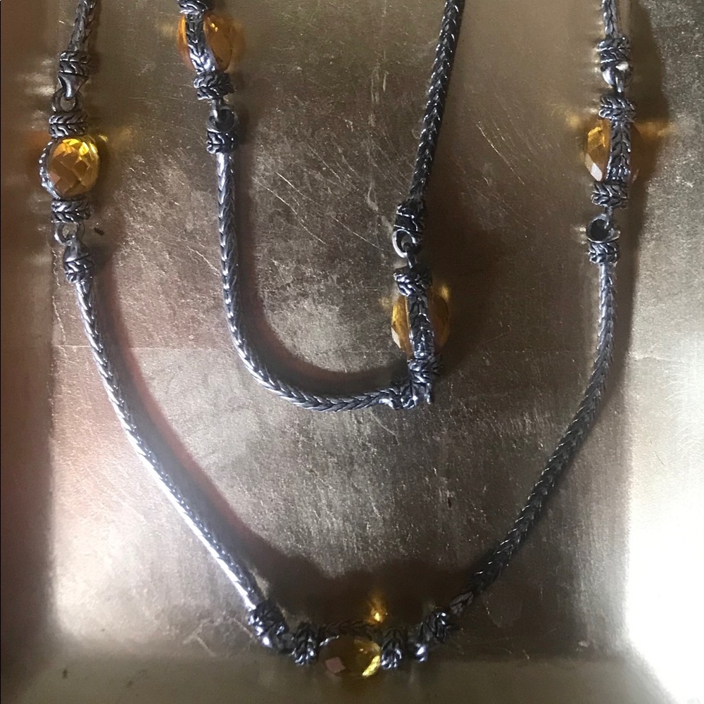 Silver Engraved Necklace